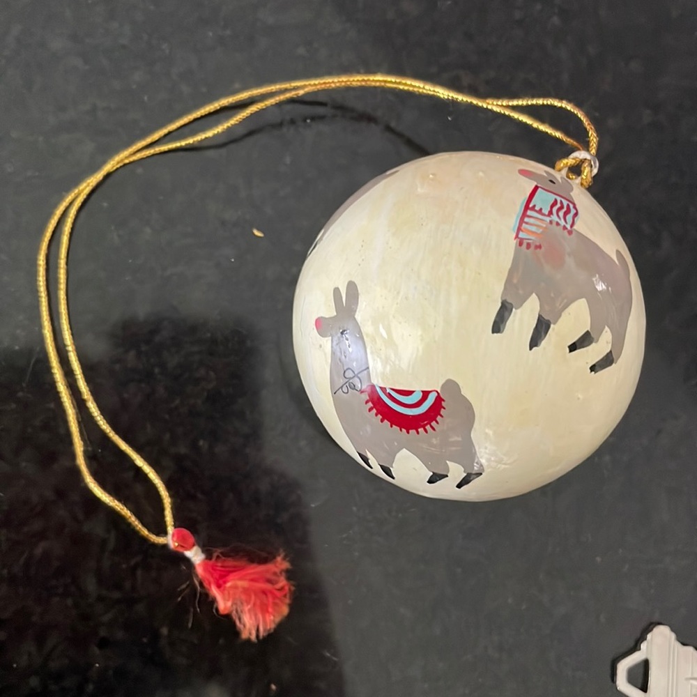Hand painted ornament